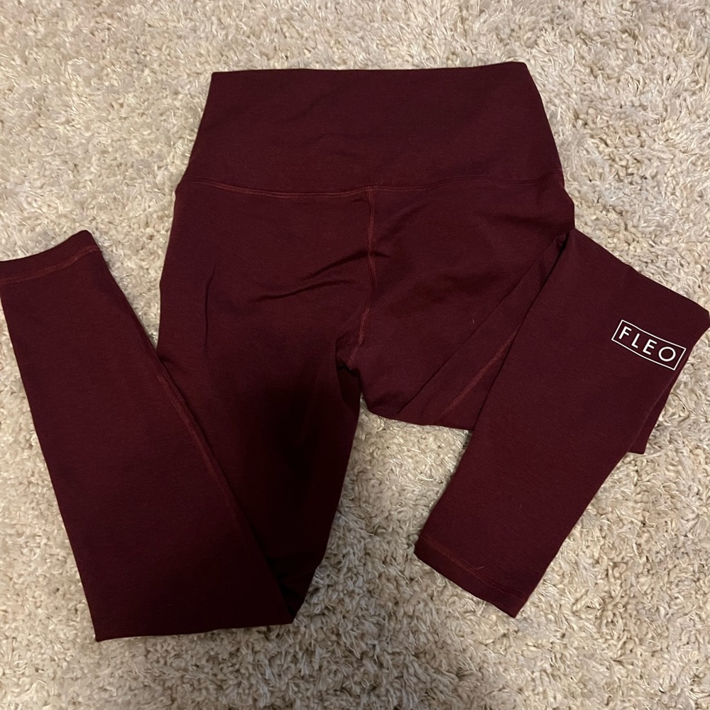 FLEO Full length leggings Maroon